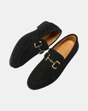 Leather Suede Loafers
