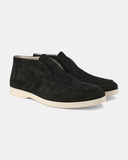 Saint Monaco Mesh Suede Loafers