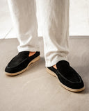 Saint Monaco Suede Loafers Black